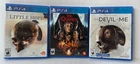 3 PS4 Games The Devil In Me, Little Hope & The Quarry Playstation 4