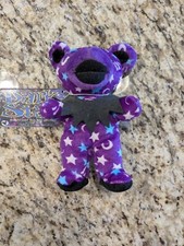 Grateful Dead Bean Bear Collectibles Dark Star Liquid Blue 7" Plush Purple K2