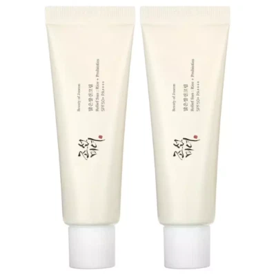 2x Beauty of Joseon Relief Sun: Reis + Probiotika, Gesichts-Sonnencreme 50ml LSF 50+