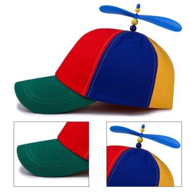 Vintage Helicopter Propeller Adventure Hat