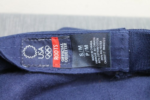 Cappello Berretto Olimpico Team USA Radici Piatto Bill Cabbie 04 Cotone 2004 Blu Taglia S/M - Foto 7 di 9