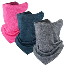 Cycling Motorcycle Thin Anti-UV Shield Neck Gaiter Scarf Bandana Half Face Mask