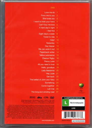 The Beatles DVD 1 Brand New Sealed Made In Brazil - Foto 2 di 2