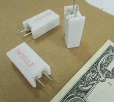 Lot 10 RG Allen Radial Sand Resistor Vertical 10 Ohm 5W 5% Ceramic Wirewound SQM