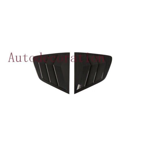 2-Piece Carbon Fiber Look Side Vent Window Scoop Louver Covers – Fits Nissan Rogue 2014-2021