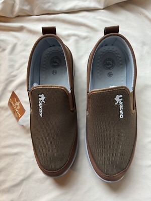 MAN'S PUMP SIZE 12 Brown Slip On Shoes