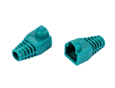 RJ45 Green Strain Relief Boot End Cap for Cat5/5e Cat6 Ethernet Cable Plug Lot
