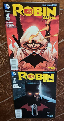 Robin Rises: Alpha #1 & Robin Rises: Omega #1, (DC, 2014/15): Andy ...