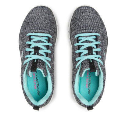 Scarpe Skechers twister fortune donna grigio memory foam leggere