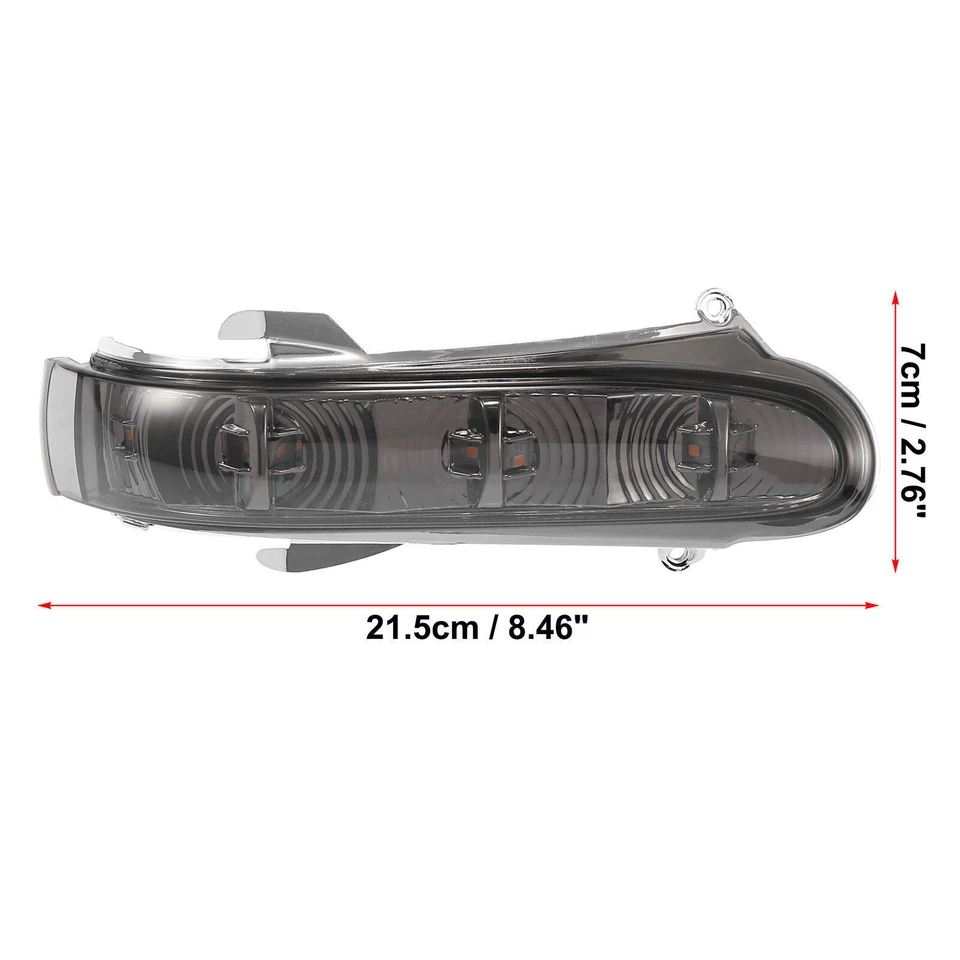 Pack de 2 luces intermitentes LED para espejo retrovisor Mercedes-Benz Clase S W220 Foto 4 de 4