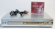 Philips DVDR80/17 Progressive Scan DVD Player Recorder With AV Cables  New DVD