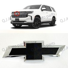 Custom Front Chrome Black Bowtie Emblem 2021-2024 Suburban Tahoe Colorado Yukon