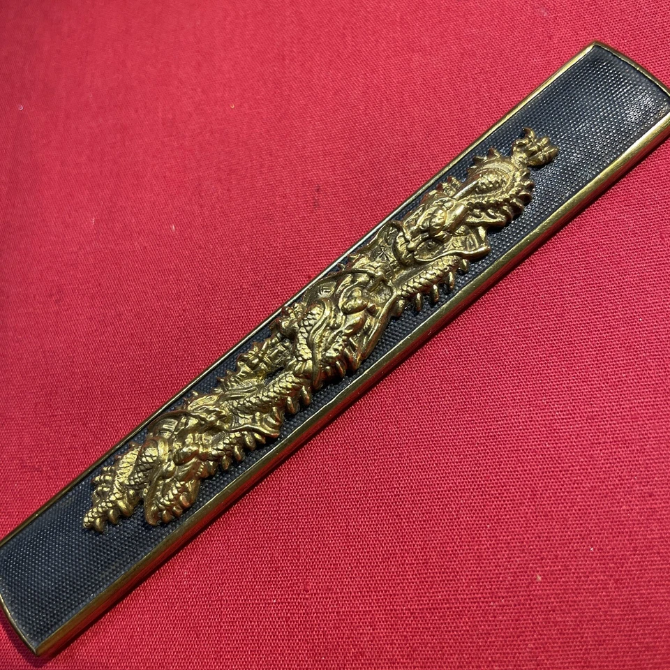 kozuka "sanbiki-hairyu-zu"edo-período antiguo japonés kozuka Foto 4 de 4