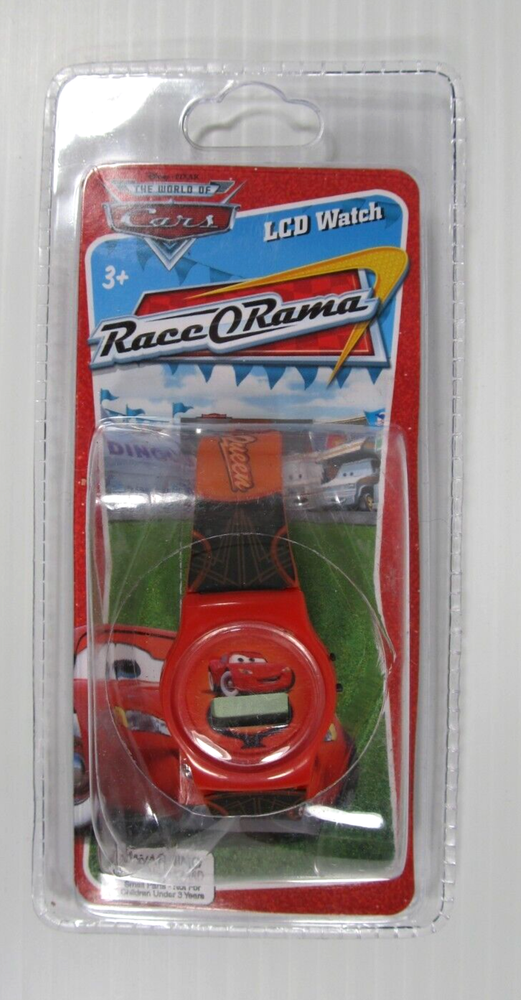 Disney Pixar Cars Race O Rama LCD Watch VINTAGE NEW Sealed Charity