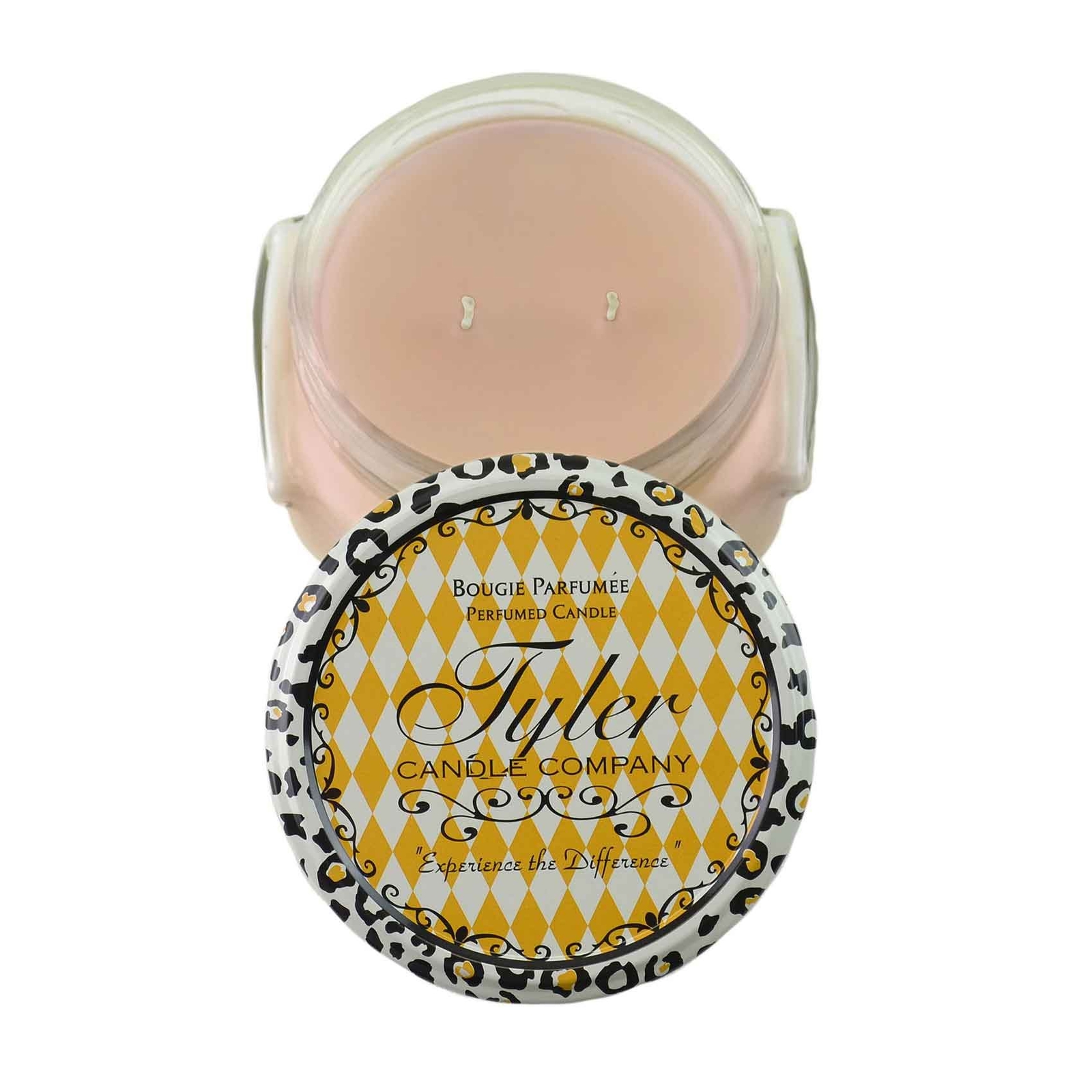 Tyler Glass Jar Candle – 22 Oz Long Burning Scented Candle – Mediterranean Fi...