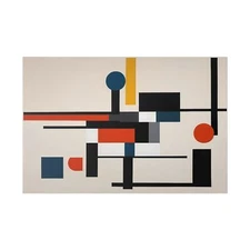 Abstract shapes - Minimalism - Matte Canvas, Stretched, 0.75"