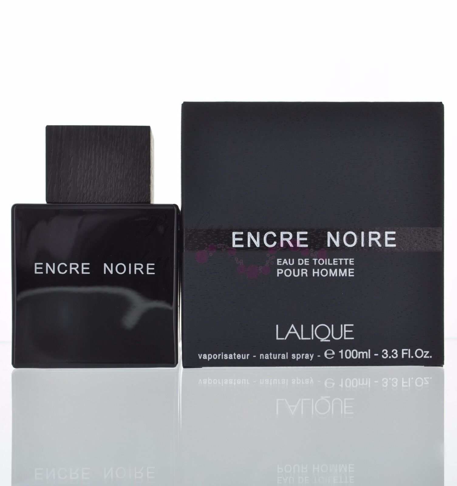  Lalique Encre Noir Eau De Toilette EDT 3.3 oz 100 ml For Men Spray NEW SEALED
