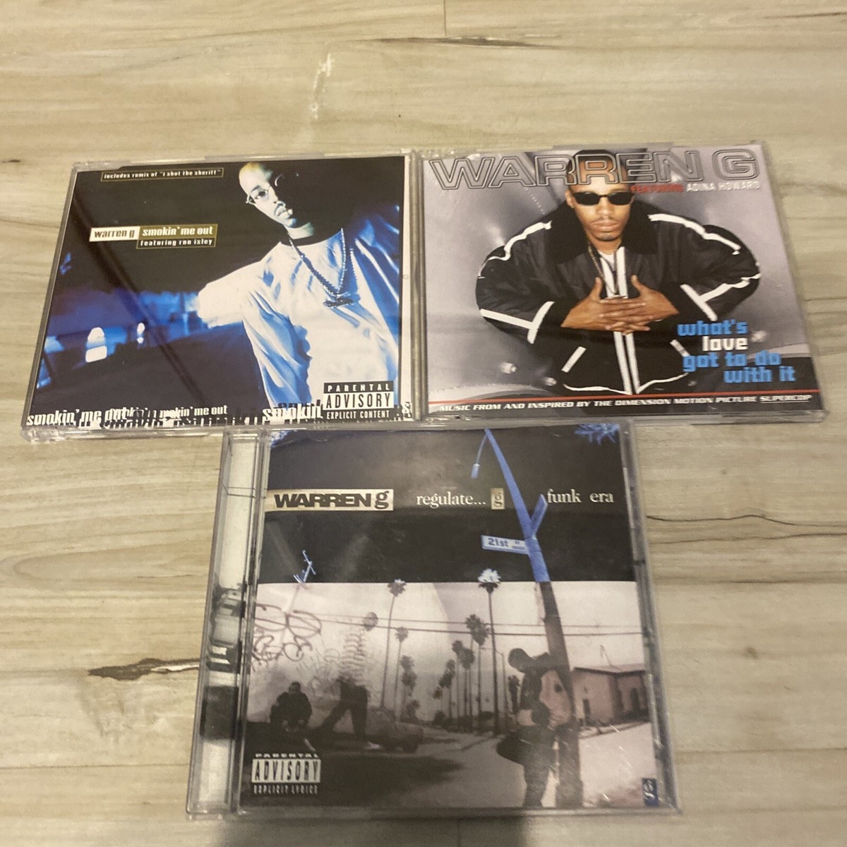 Warren G CD LOT 3 UK Imports Smokin Me Out What's Love & Regulate