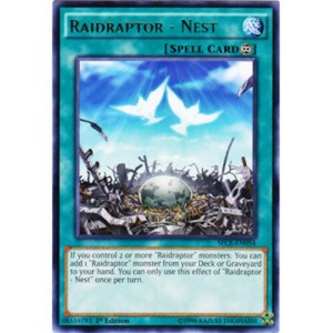 Raidraptor - Nest - SECE-EN054 - Rare - 1st Edition x3 - Near Mint