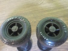 vintage truck set of 4 good year tires 2 axles for parts