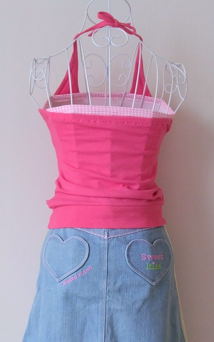 ＊美品⭐️mezzo piano  140㎝ ＊ Mezzo Piano Size S/140 Tops and Tube Top Red Cotton Cherry