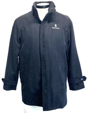 KINLOCH ANDERSON Men's Size Medium Full Zip Lined Utility Jacket Polyester