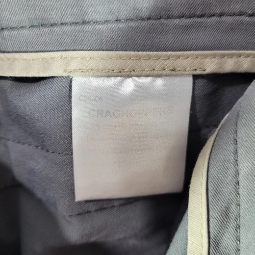 Craghoppers Women's Grey Straight Leg Cargo Trousers Size 8 Regular Relaxed Fit - Picture 10 of 14