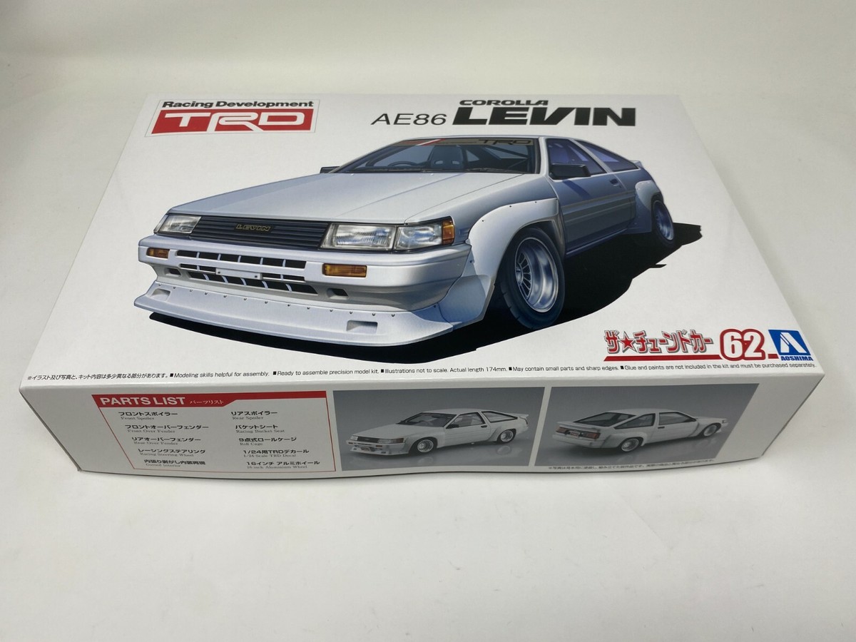 aoshima　DISM 1/24 corolla levin AE86 1/24 TOYOTA AE86 COROLLA LEVIN GT-APEX '85 - AOSHIMA SCALE
