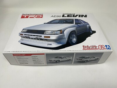 Aoshima 1/24 Scale Toyota TRD AE86 Corolla Levin N2 Spec