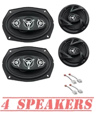 800W 6x9" & 400W 6.5" Front. Rear Speaker replacement for 2002-08 Dodge RAM 1500