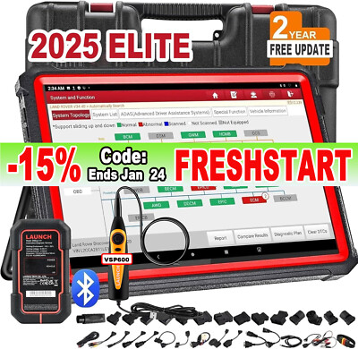 LAUNCH X431 PRO3S+ V5.0 PRO5 High-End Scanner Bidirectional Car Diagnostic Tool