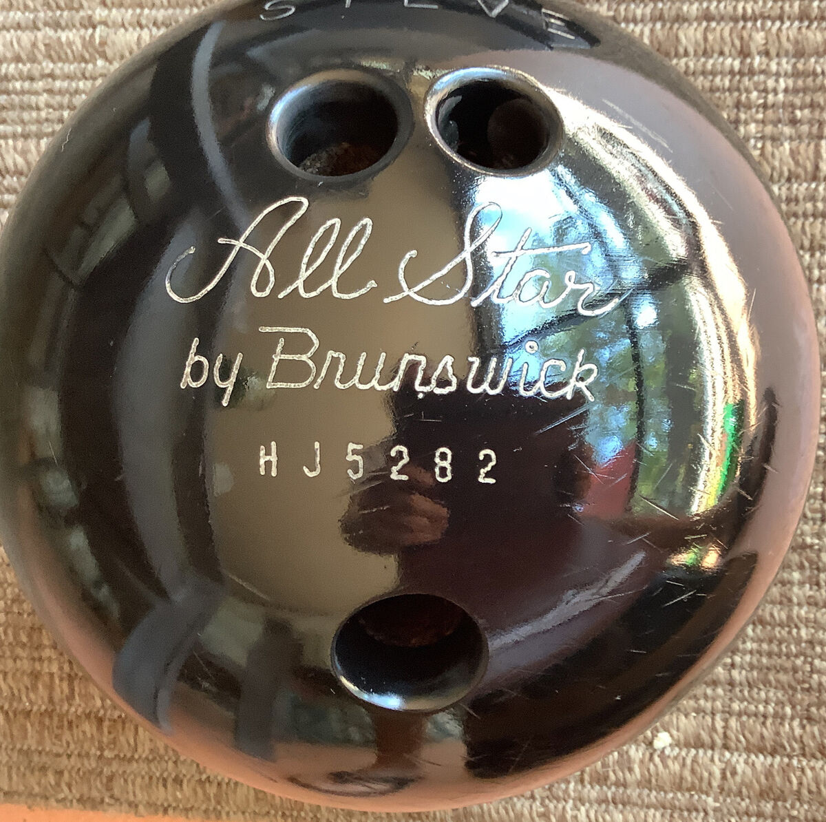 Bowling By Brunswick , All star 15 Lbs , HJ5282 Black With Bowling By Brunswick , All star 15 Lbs , HJ5282 Black With