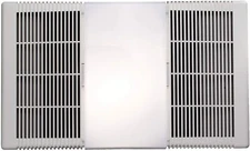 Bathroom Vent Fan with  Heater 70 CFM Ceiling Exhaust 1300W Heat Combo