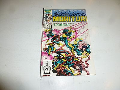 STRIKEFORCE MORITURI Comic - No 2 - Date 01/1987 - Marvel Comic's