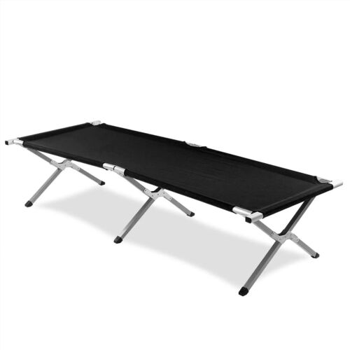 Feldbett Campingbett Klappbett Liege 190cm 150kg Gästebett klappbar Tragebeutel - Bild 6 von 21