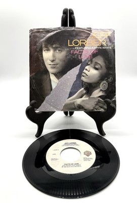 Jeff Lorber Facts of Love 45 RPM ft. Karyn White w/ Pic Sleeve 1986 Warner Bros