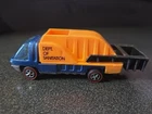 Hot Wheels Redline BLUE Heavyweights DEPT OF Sanitation Garbage Truck RESTORED