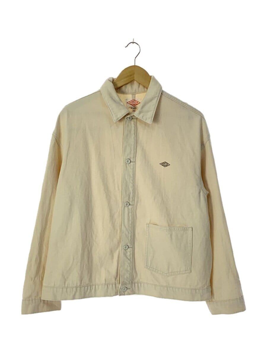 DANTON altra giacca 40 cotone bianco tinta unita JD 8117 usata