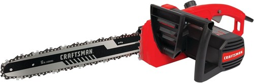 CRAFTSMAN 16" Electric Chainsaw, 12 Amp Corded, Powerful & Ergonomic Motor - Picture 13 of 15