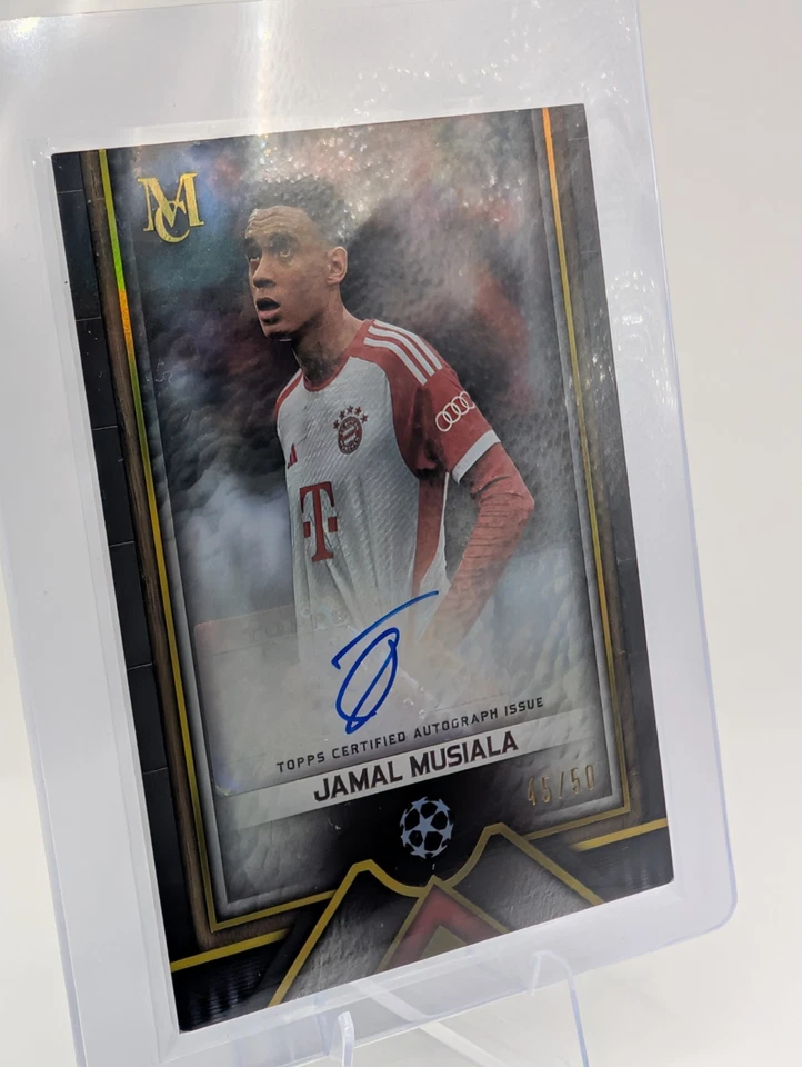 2022-23 Topps Museum Collection Jamal Musiala Autograph Gold/50 Bayern Munich 🔥 - Image 2 of 4