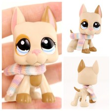 KK LPS Great Dane Toy Playset Pet Figures for Girl Mini Dollhouse Christmas Gift