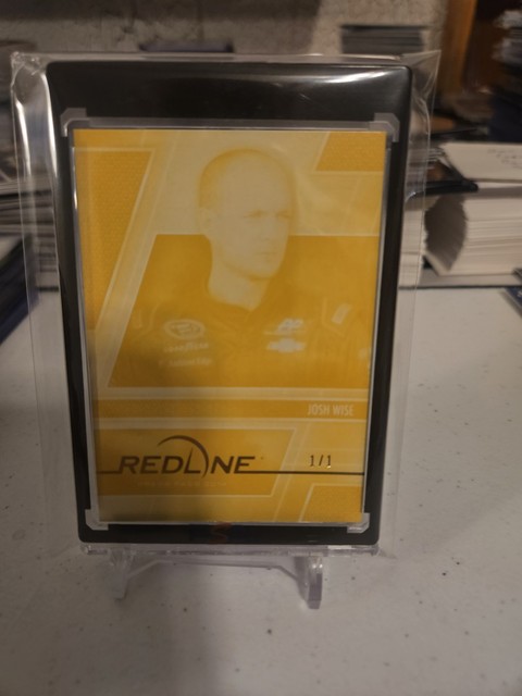 Josh Wise 2014 Presseausweis Redline Color Proof 1of1 1/1 #55 NASCAR RENNKARTE