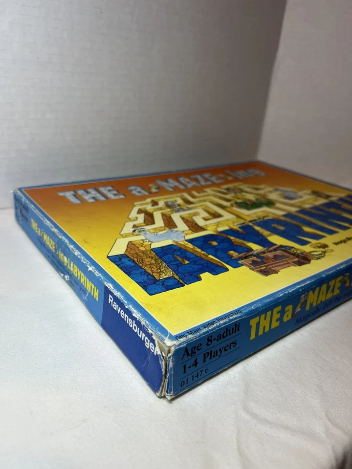 The A-Maze-ing Labyrinth 1988 Ravensburger Board Game Amazing missing Card Read - Image 2 of 4
