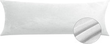Velvet Body Pillow Cover with Zipper, Super Soft and Cozy Luxury Fuzzy Flannel P