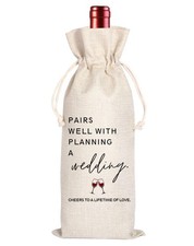 Wedding Gifts Wine Bag Engagement Party Planning Mr And Mrs Couple 11MA19 Decor
