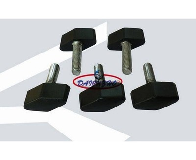 5pcs M6x30mm Thread Rotating Adjustable T Clamping Handle Screw Knob *hu