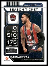 MARKUS HOWARD 2025-26 Panini Contenders EuroLeague Season Ticket #19
