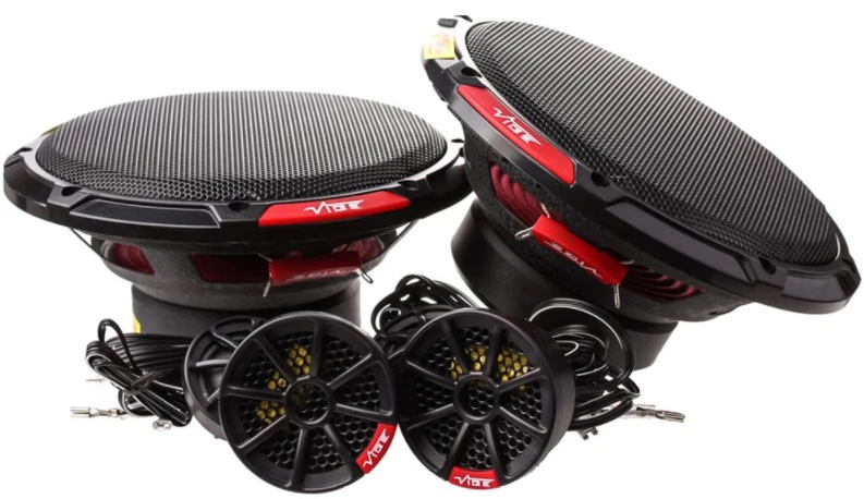 VIBE Slick 6.5" SLICK6C-V7 2-Way Component Speakers 94dB High Efficiency 540W - Image 2 of 4