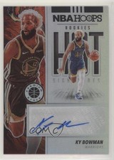 2019-20 Panini NBA Hoops Premium Stock Hot Signature Rookies Ky Bowman Auto 01xd