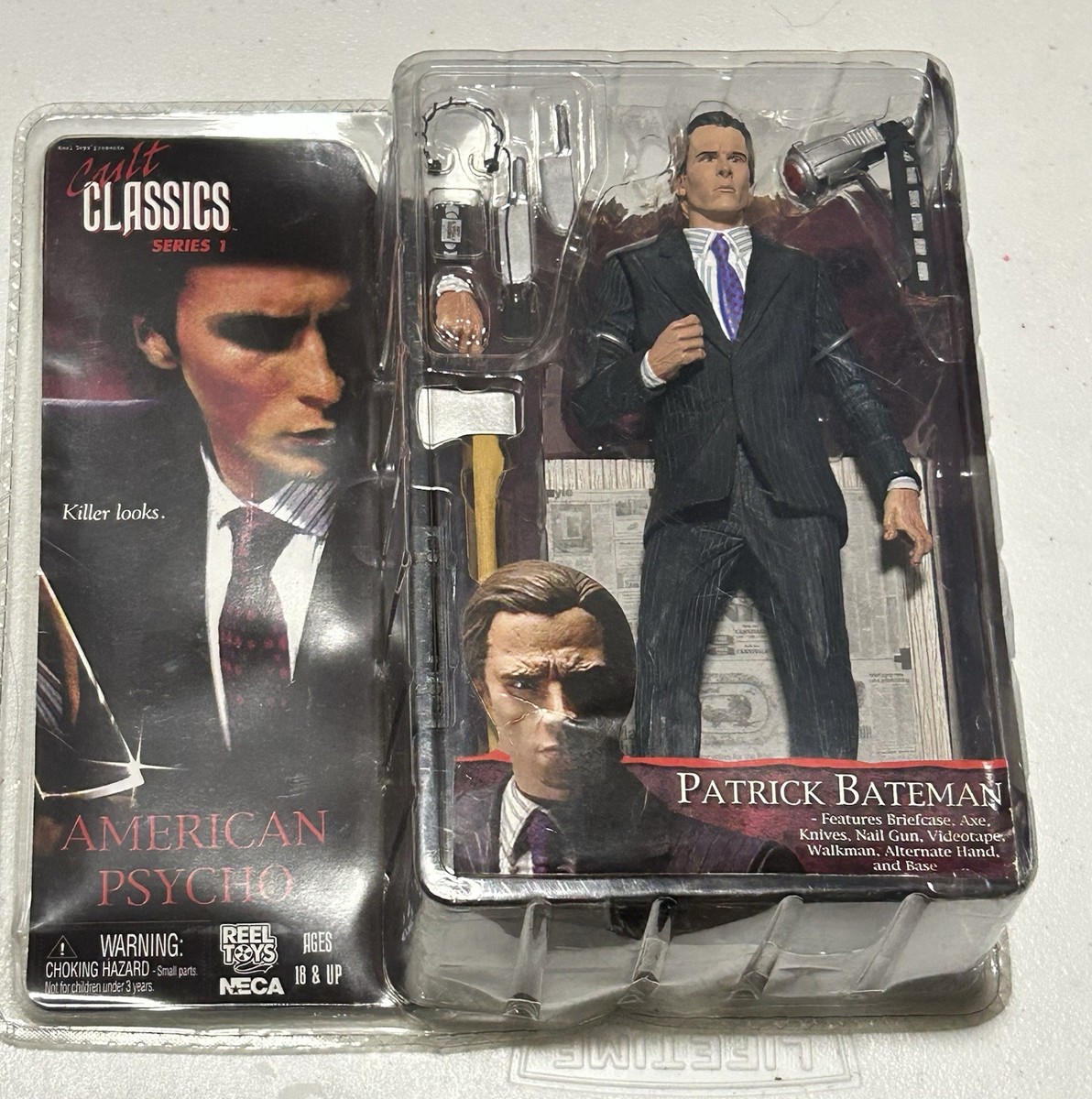 NECA Cult Classics Patrick Bateman フィギュア NECA Cult Classics Series 1 Patrick Bateman Figure from American